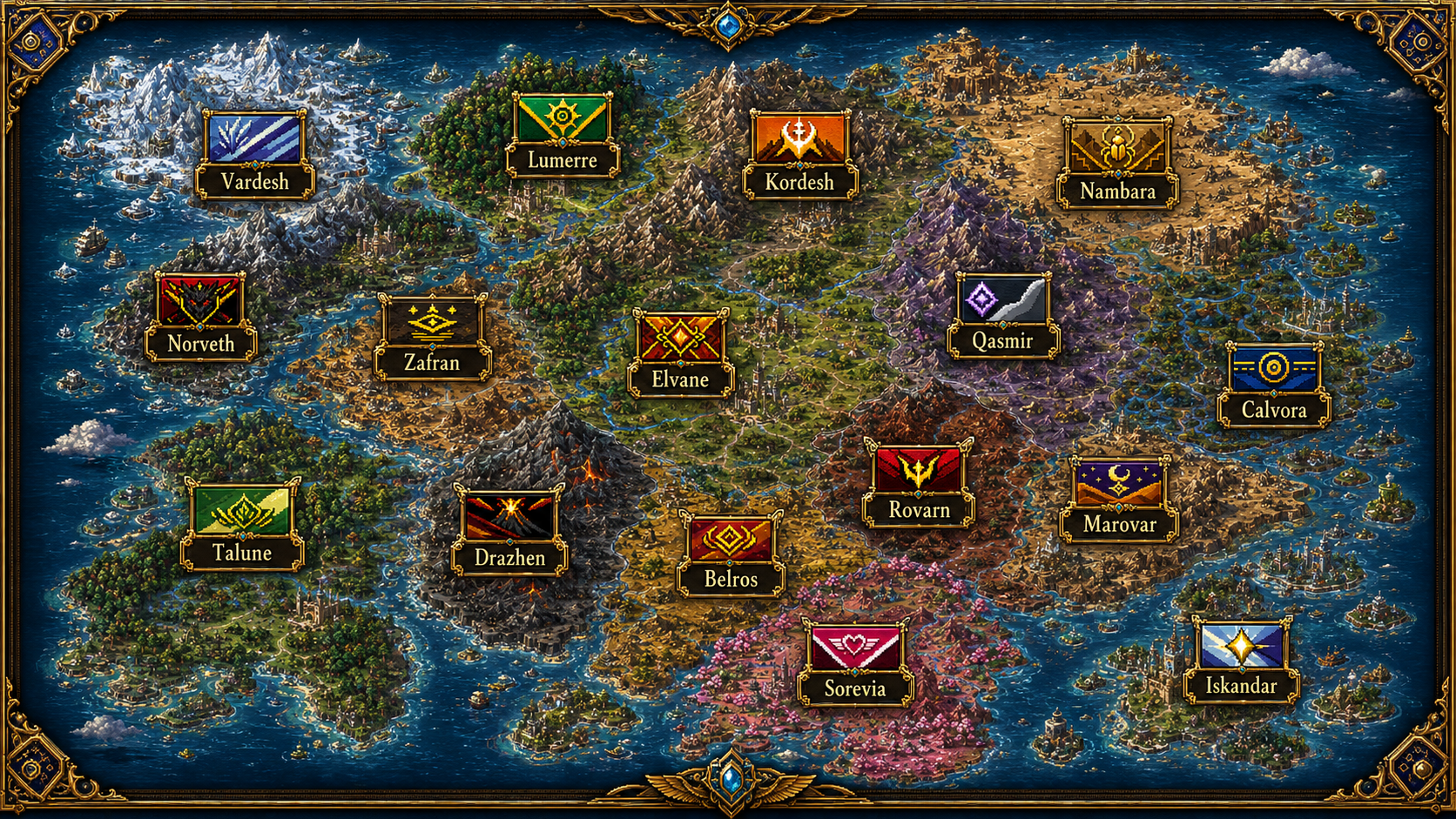 Repo Sports World Cup map