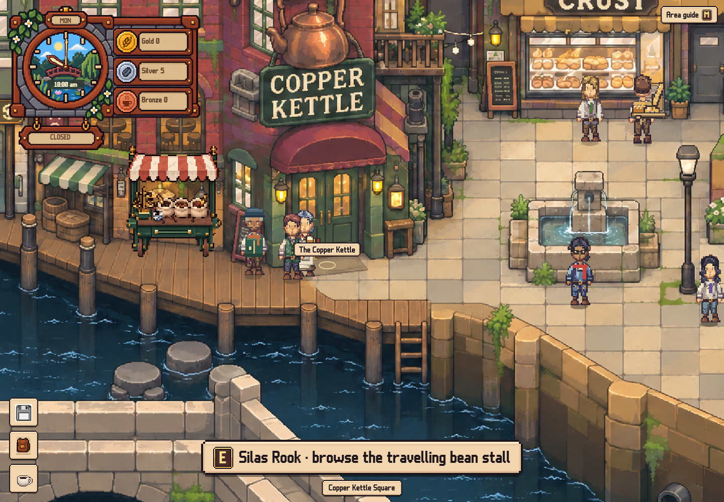 Copper Kettle Square gameplay